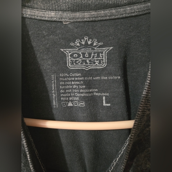 OutKast Graphic Print Mens Gray Dye Tshirt Size Large - Picture 3 of 4